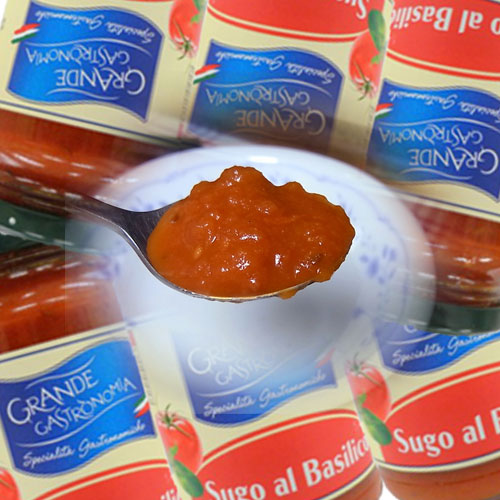バジル入り　トマトソース　350g・6本