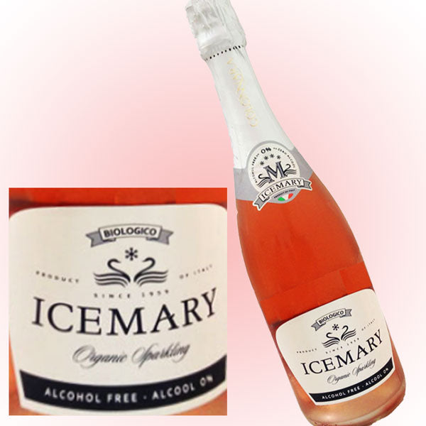 【アルコール0%の有機スパークリング】アイスメリー　・ロゼ750ml
